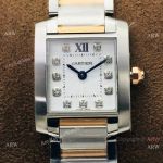 Super Clone Cartier CC 708177 Tank Francaise Lady Watch with Diamond